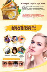 5/10/20/30 Pairs Gold Collagen Crystal Eye Mask skincare Eye Patches Firming Moisturizing Nourishing Eye Skin Care Products