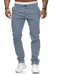 Men Casual Pants Patchwork Pencil Pants Ankle Length Pant Spliced Skinny ZipperCasual Pockets Mid Waist Solid 2025 Summer