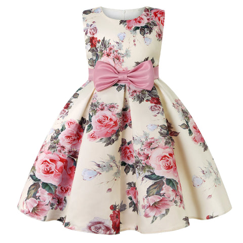 2024 New  Girls' Dress Printed Princess Dress Children's Dress June 1 Performance Children's Dress ins