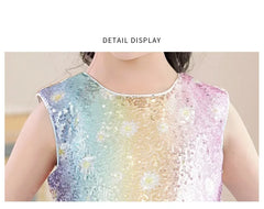 Flower Girl Dresses for Wedding White Champagne Red Pink Child Gala Evening Formal Luxury Birthday Puffy Irregular Elegant Dress