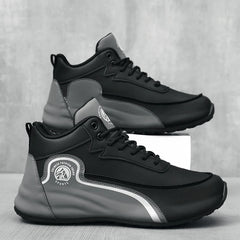 High-Top Casual Sneakers for Men, Trendy Thick-Soled Dad Shoes, Breathable Soft-Soled Non-Slip Versatile Men's Shoes,