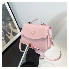 PU Versatile and Fashionable Portable Small Square Bag Single Shoulder Crossbody Bag Luxury Designer r