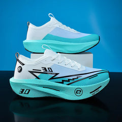 Men Running Shoes Marathon Carbon Board Speciality Sports Breathable Lightweight Women's Comfortable Athletic Sneakers New