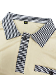 Men's short-sleeved polo shirts in color sportswear