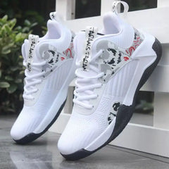 New Anti-Slip Men's High Top Men's Basketball Shoes Luxury Comfortable Running Shoes Fashionable Versatile Casual