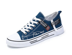 Men's Canvas Shoes Breathable Men Casual Shoes Outdoor Sneakers Comfortable Low-Top Men Tennis Shoes Zapatillas De Deporte