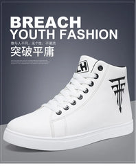 Sneakers Man Casual Vulcanized Male Comfortable High Top Shoes Outdoor Men Lightweight Fashion Mens Shoes WaterprooF