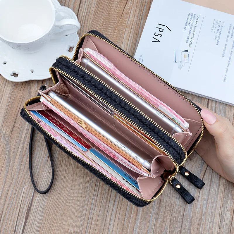 Pu Leather Women Wallets Women Purses Fashion Long Zipper Women's Wallet
