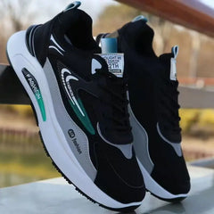 Shoes for Men Lightweight Pu Leather Casual Shoes 2025New Men's Sneakers Fashion Breathable