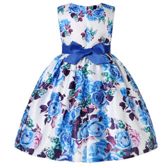 2024 New  Girls' Dress Printed Princess Dress Children's Dress June 1 Performance Children's Dress ins