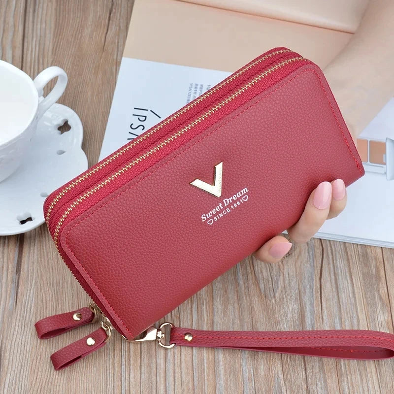 Pu Leather Women Wallets Women Purses Fashion Long Zipper Women's Wallet