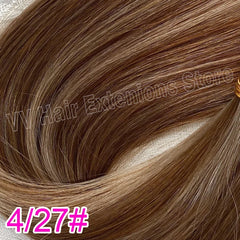 Flat Tip Keratin Hair Extensions Pre-Bonded Flat Tip Hair Extensions 50 Gram Double Drawn Straight 16-30 inch Indian Remy Hair