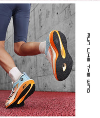 Men Running Shoes Marathon Carbon Board Speciality Sports Breathable Lightweight Women's Comfortable Athletic Sneakers New
