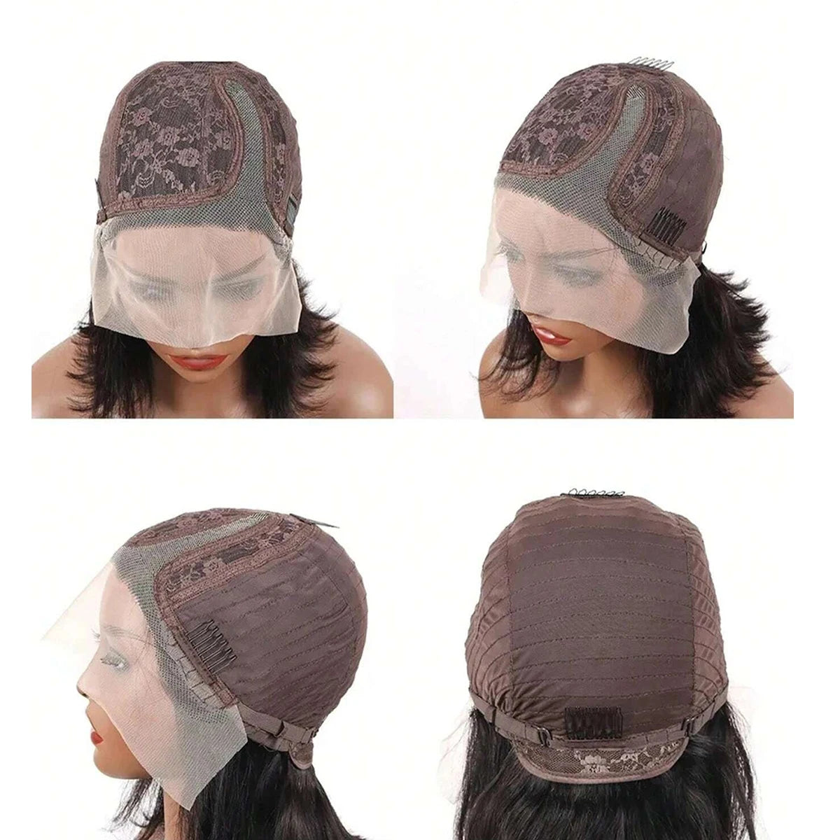 Hot Sale Short BOB Wig T Part Side Part Bob Wigs Lace Frontal Brazilian Human Hair for Black Women