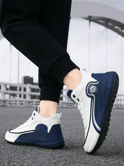 High-Top Casual Sneakers for Men, Trendy Thick-Soled Dad Shoes, Breathable Soft-Soled Non-Slip Versatile Men's Shoes,