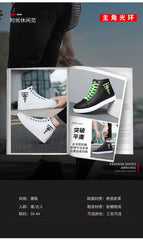 Sneakers Man Casual Vulcanized Male Comfortable High Top Shoes Outdoor Men Lightweight Fashion Mens Shoes WaterprooF