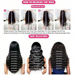 13X6 Deep Wave Frontal Wig 13x4 HD Transparent Lace Frontal Remy Glueless Deep Curly