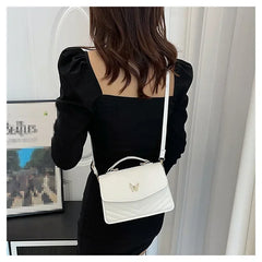 PU Versatile and Fashionable Portable Small Square Bag Single Shoulder Crossbody Bag Luxury Designer r