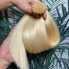 K Tip Hair Extensions Keratin Human Hair Hot Fusion Hair Extension Italy Keratin Glue Machine Remy 12-24inch 30 50G/pack