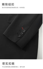 Men Plus Size Summer Thin Cotton Linen Suit Jacket Pants Set Wedding Host Groomman Formal Business Party Banquet Dress Suit