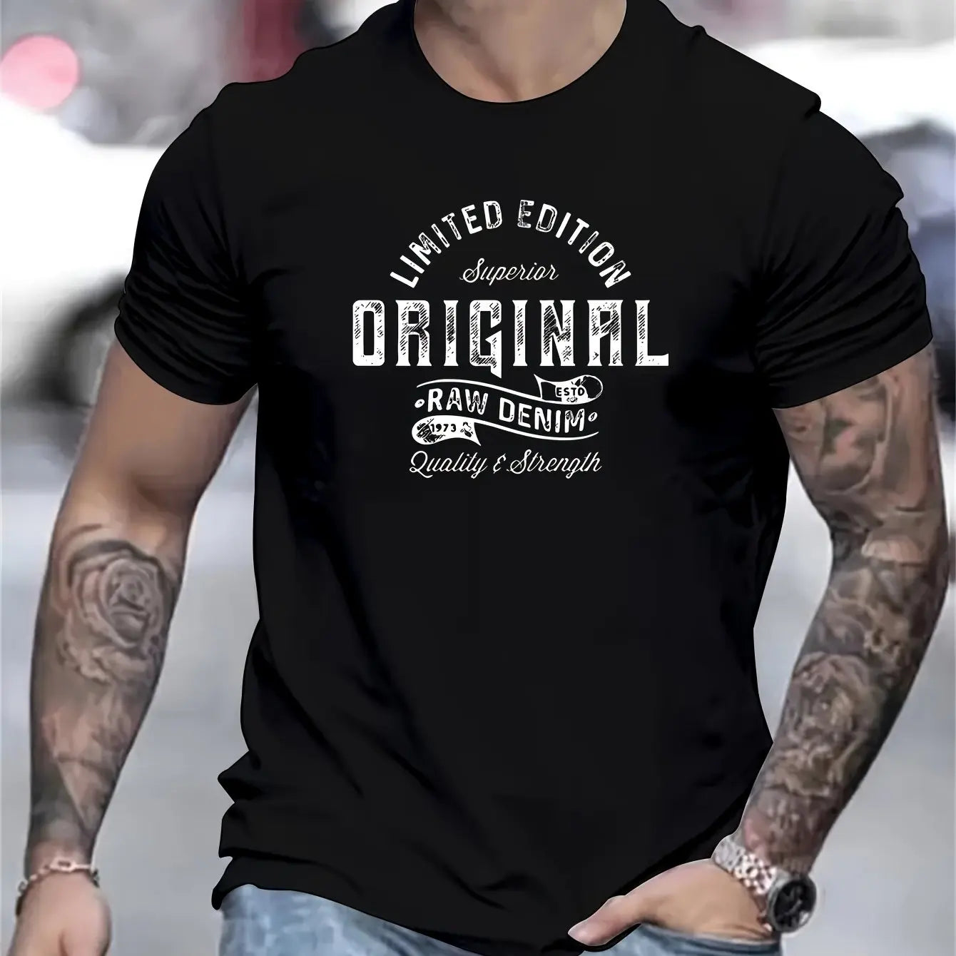 Men's summer 100% pure cotton fashionable casual sports