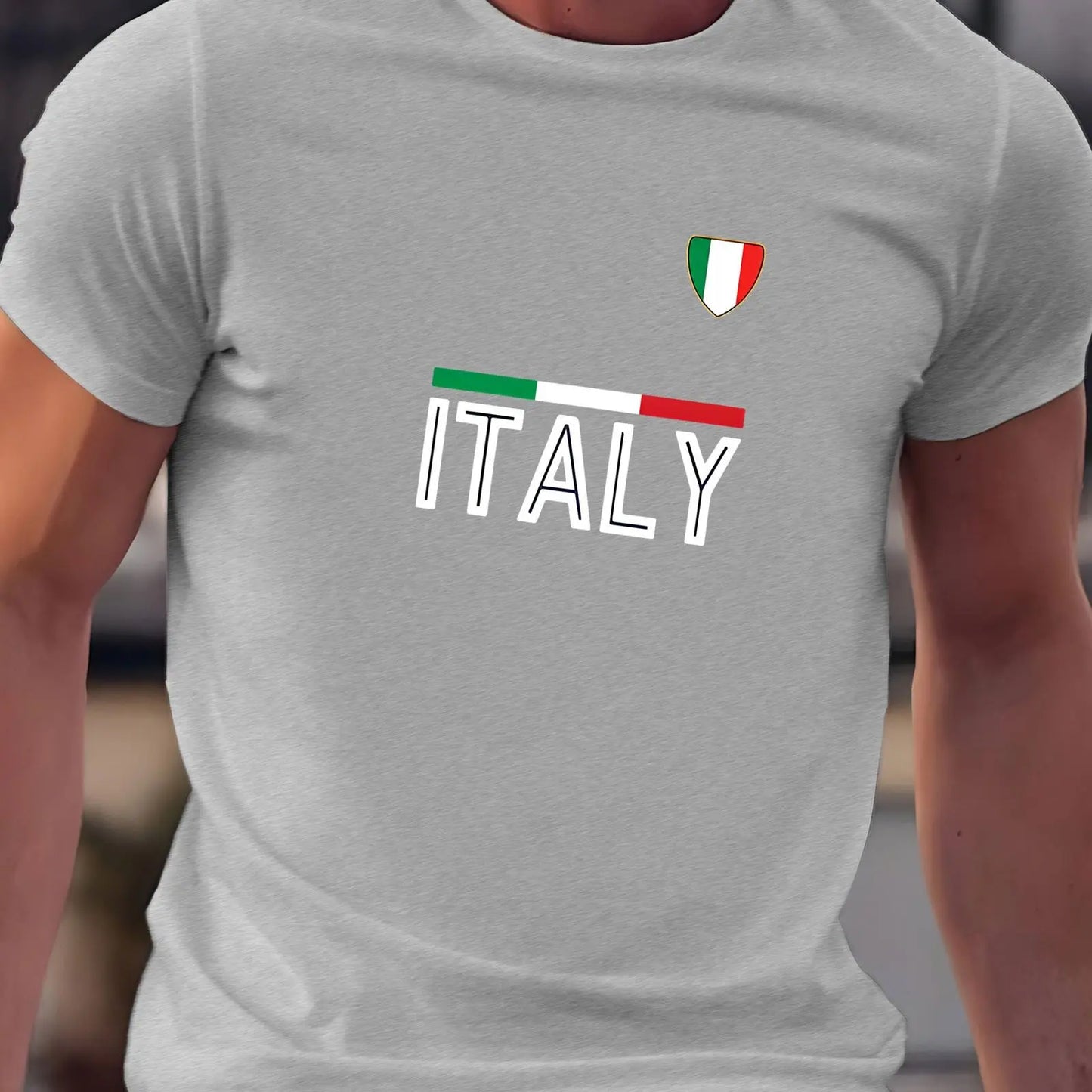 Men's summer 100 cotton fashionable casual sports loose fit plus size Italian