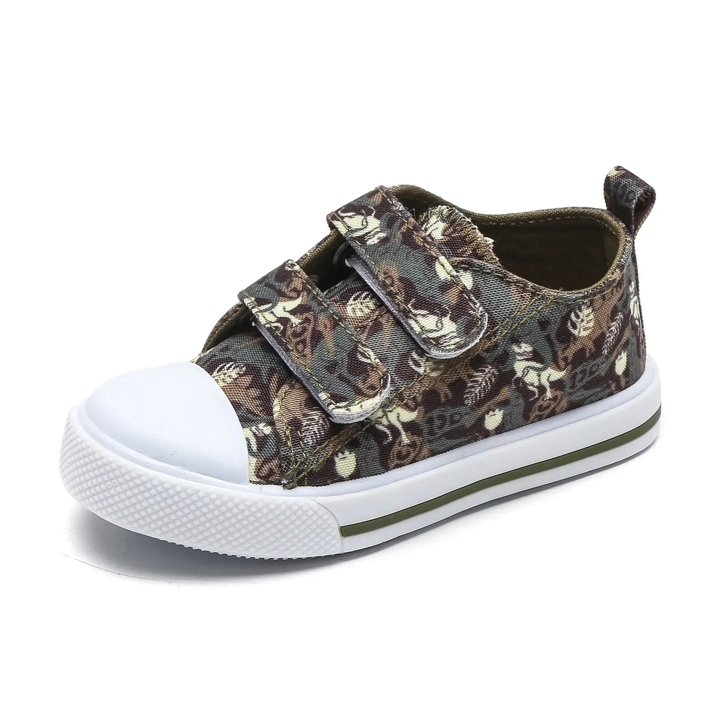 Cute Boys Kids Canvas Shoes Hook & loop shoes