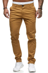 Men Casual Pants Patchwork Pencil Pants Ankle Length Pant Spliced Skinny ZipperCasual Pockets Mid Waist Solid 2025 Summer