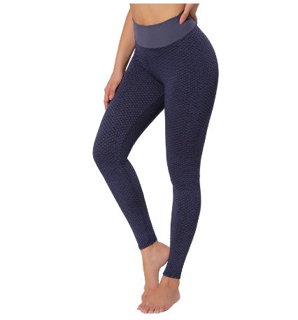Plaid Leggings Fitness Yoga Pants Women's Seamless High Waist Breathable Gym