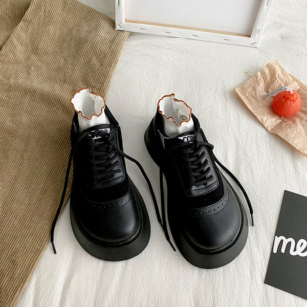 Thick-soled Soft Girl Big Toe Shoes