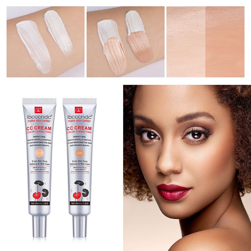 Moisturizing Correcting CC Cream Waterproof Anti-sweat Makeup Before Concealer Last Makeup Protect Skin