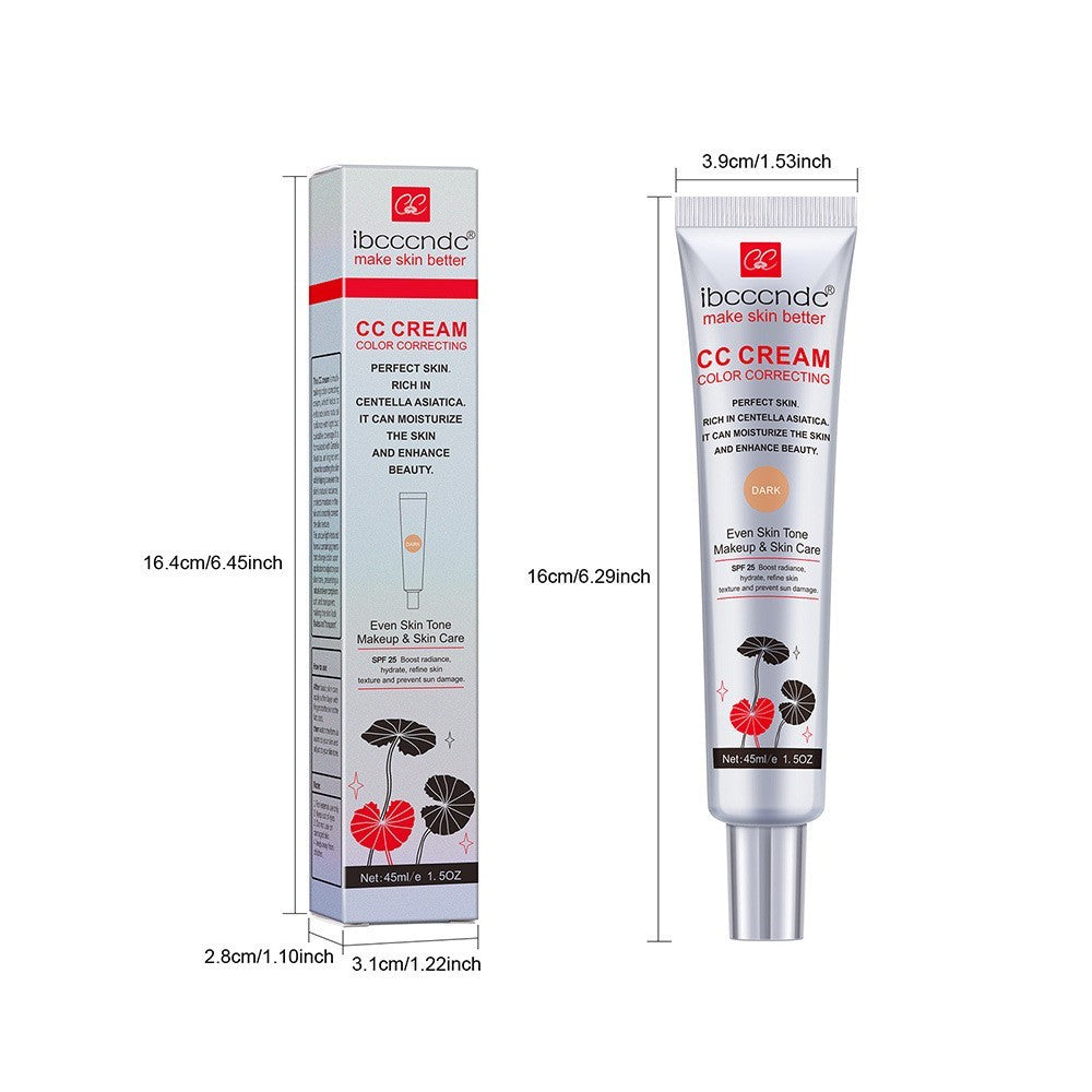 Moisturizing Correcting CC Cream Waterproof Anti-sweat Makeup Before Concealer Last Makeup Protect Skin