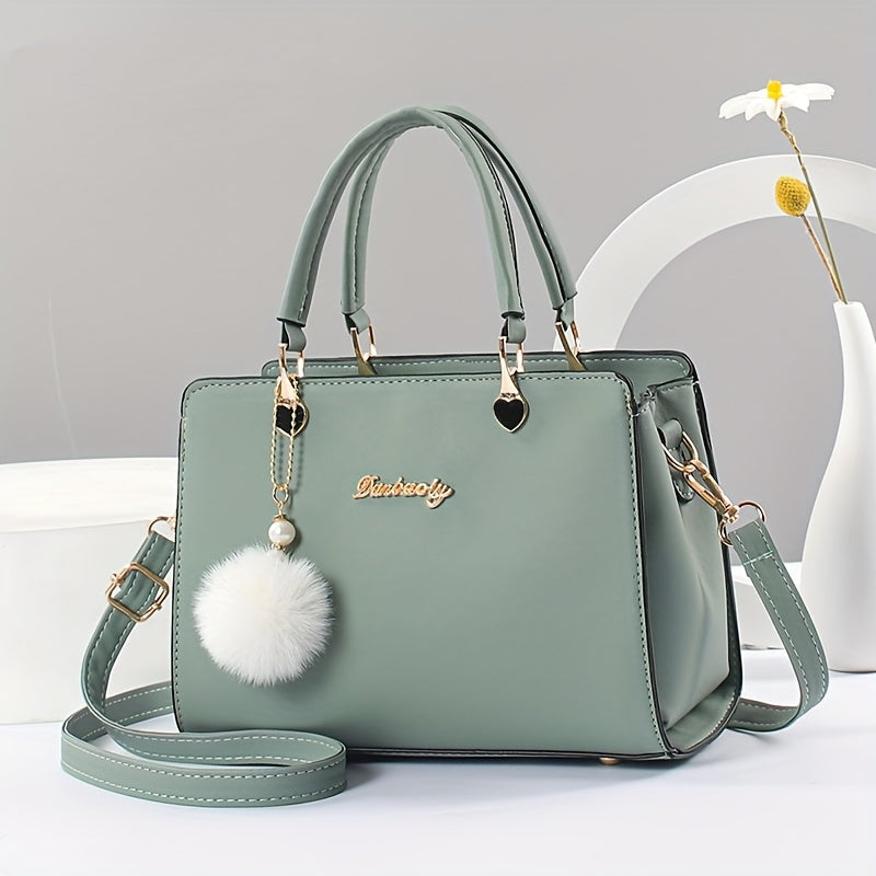 Elegant Lightweight Faux Leather Handbag -luxury Women's
