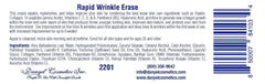 Rapid Wrinkle Erase - A Botox Alternative Cream