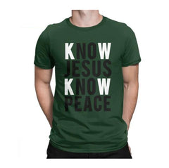 Printed round neck short sleeves