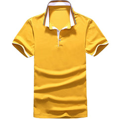 Short-sleeved T-shirt Men's Summer Thin Ice Mercerized Cotton Solid Color Fashion
