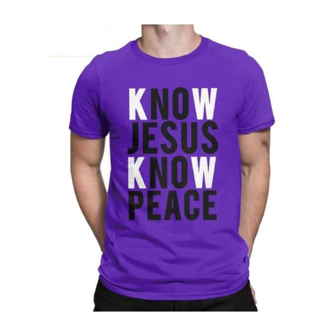 Printed round neck short sleeves