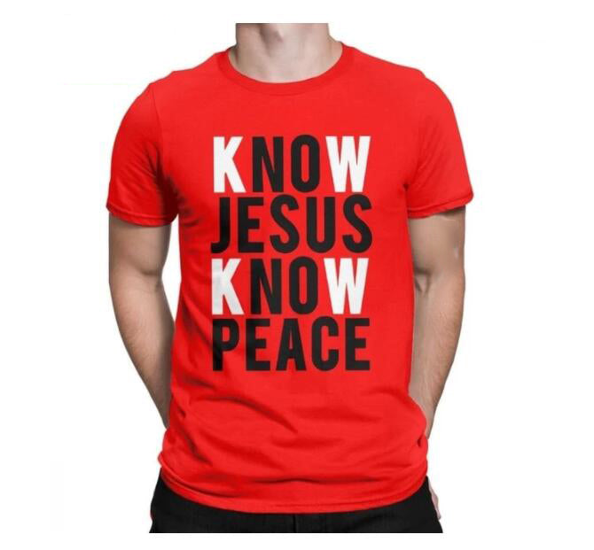 Printed round neck short sleeves