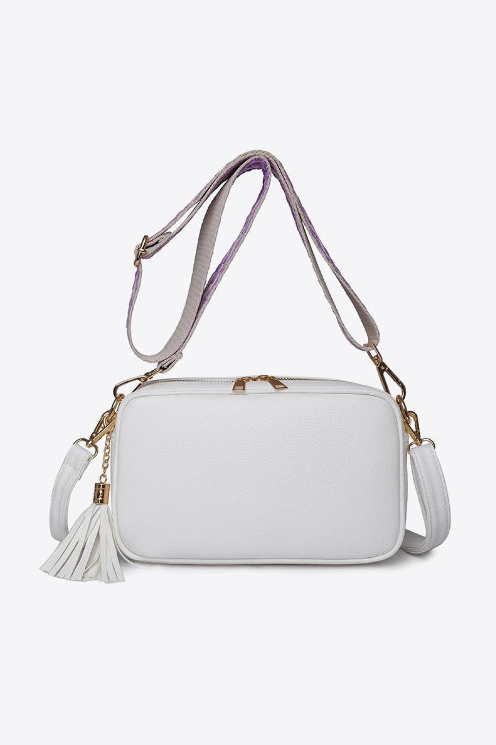 PU Leather Tassel Crossbody Bag | Luxury Women's Handbag