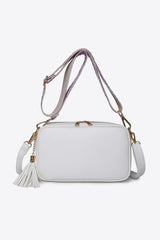 PU Leather Tassel Crossbody Bag | Luxury Women's Handbag