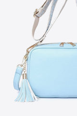 PU Leather Tassel Crossbody Bag | Luxury Women's Handbag