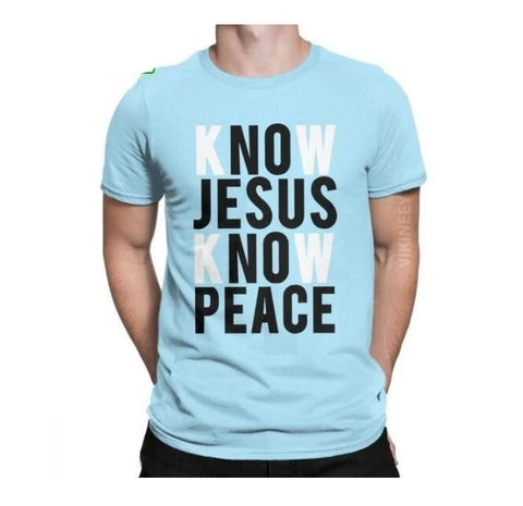 Printed round neck short sleeves