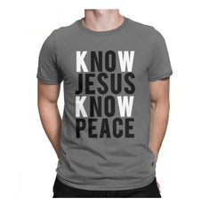 Printed round neck short sleeves