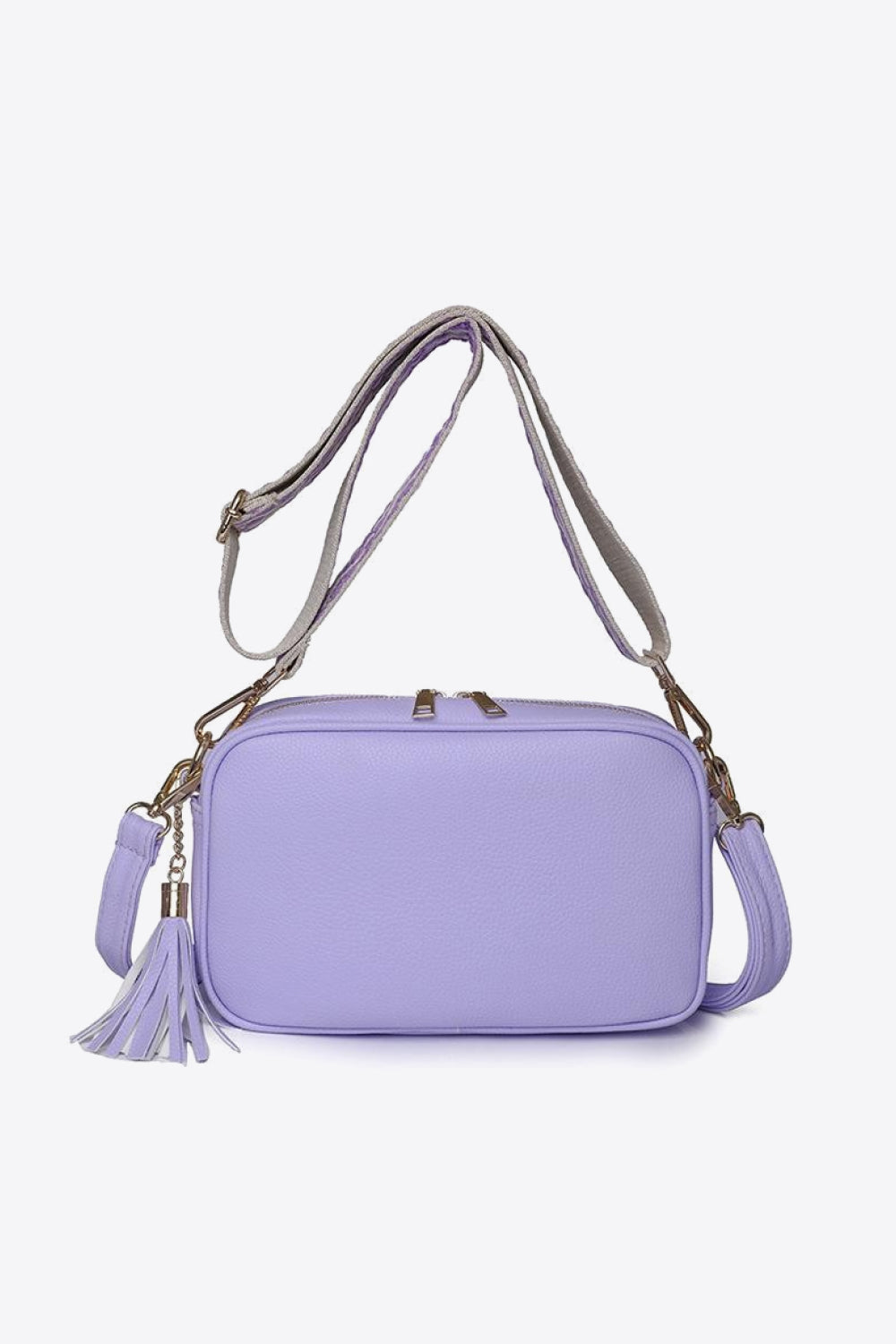 PU Leather Tassel Crossbody Bag | Luxury Women's Handbag