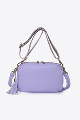 PU Leather Tassel Crossbody Bag | Luxury Women's Handbag