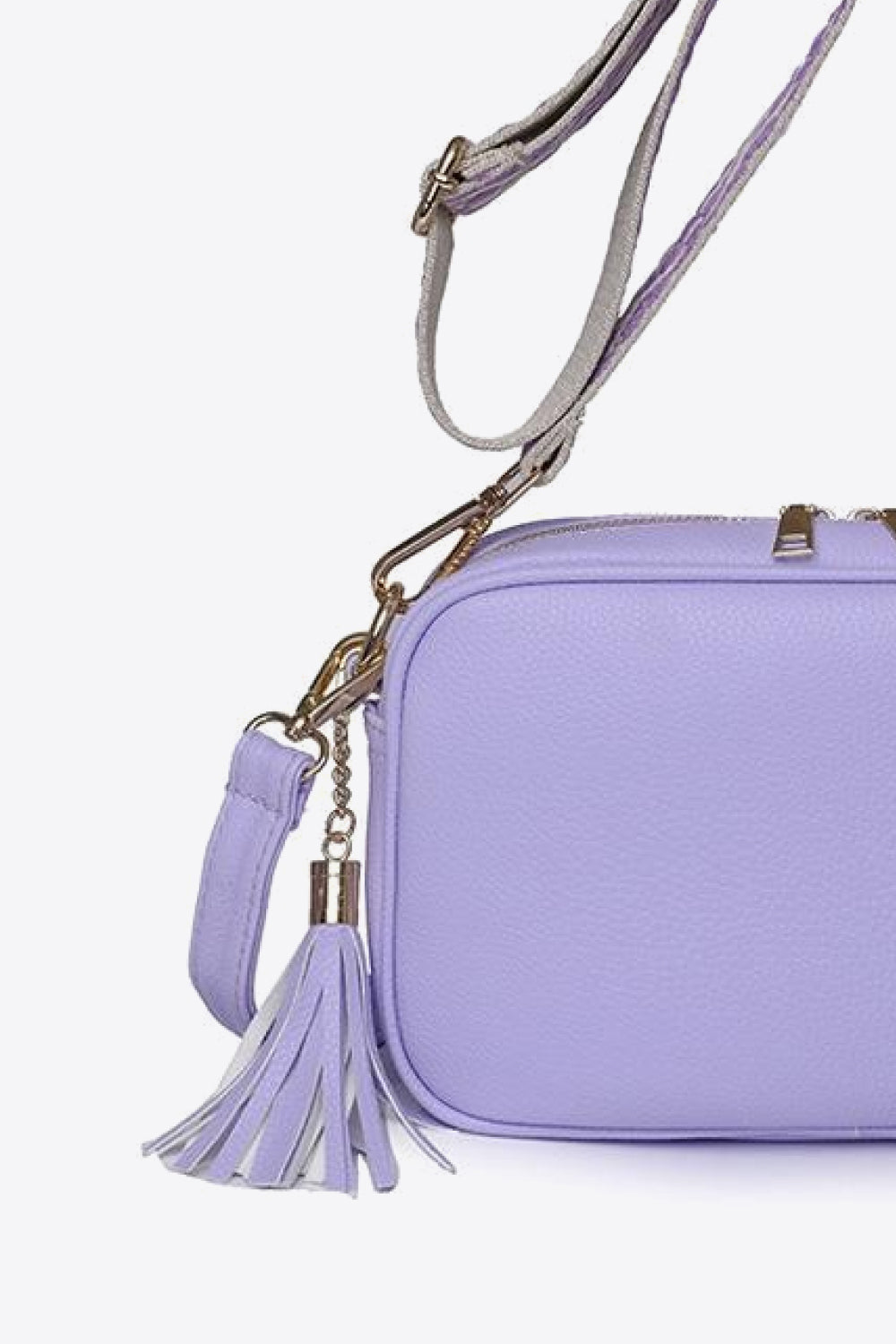 PU Leather Tassel Crossbody Bag | Luxury Women's Handbag