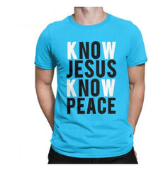 Printed round neck short sleeves