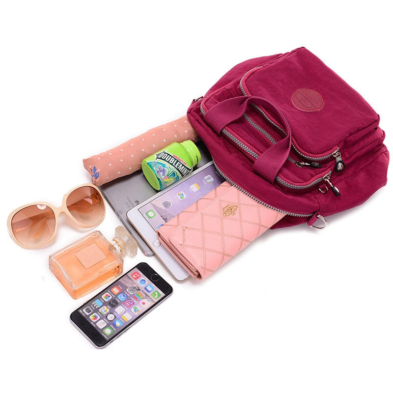 Women Messenger Bags Clutch Female Handbags Three Zipper Main Bag Woman Famous Brands Designer Shoulder Crossbody Bag Sac A Main