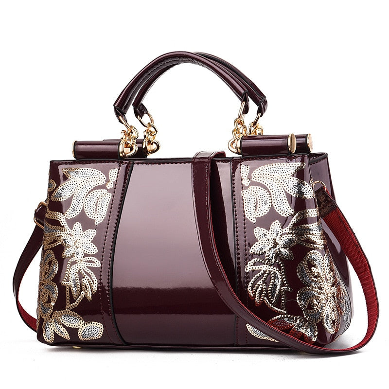 Embroidered Women's Leather Purses  | Bags For Women 2023
