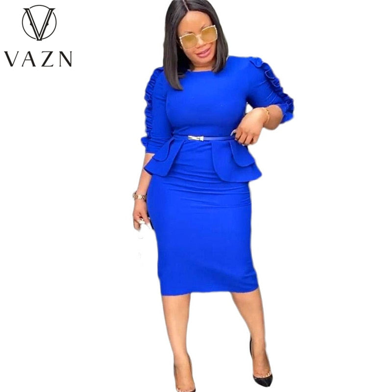 VAZN 2021 Spring Blue High-end Daily overalls  mature